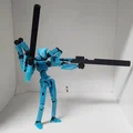 Bộ Phụ Kiện Weapons Backpack Và Railgun Cho Mô Hình Atelidae 13 Series - Thumbnail 6