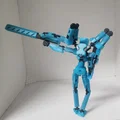 Bộ Phụ Kiện Weapons Backpack Và Railgun Cho Mô Hình Atelidae 13 Series - Thumbnail 7