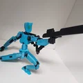 Bộ Phụ Kiện Weapons Backpack Và Railgun Cho Mô Hình Atelidae 13 Series - Thumbnail 10