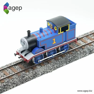 Mô hình đầu tàu Thomas the Tank Engine in 3D tuyệt đẹp