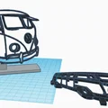 Mô hình trang trí VW Bus phong cách nghệ thuật 2D sang 3D ấn tượng - Thumbnail 2