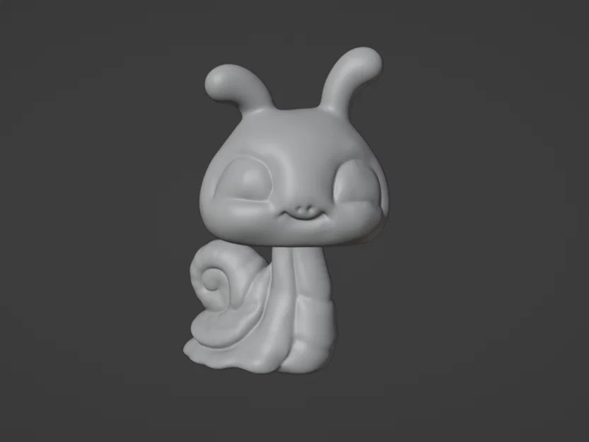 Mô hình ốc sên LPS snail 3D dễ thương trang trí bàn học - Image 1