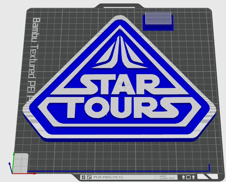 Bảng Treo Tường Star Tours - Image 1