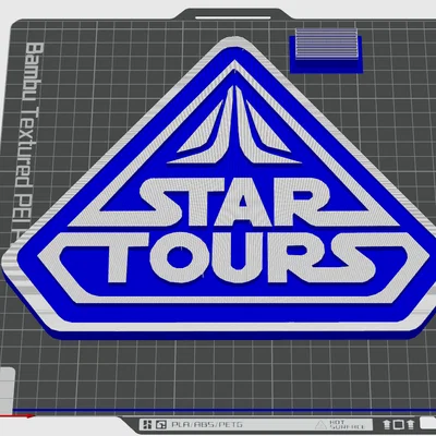 Bảng Treo Tường Star Tours