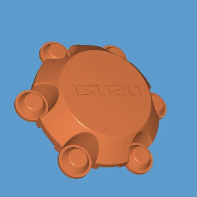 Nắp chụp mâm xe Isuzu (Isuzu Wheel Cap) in 3D bền bỉ