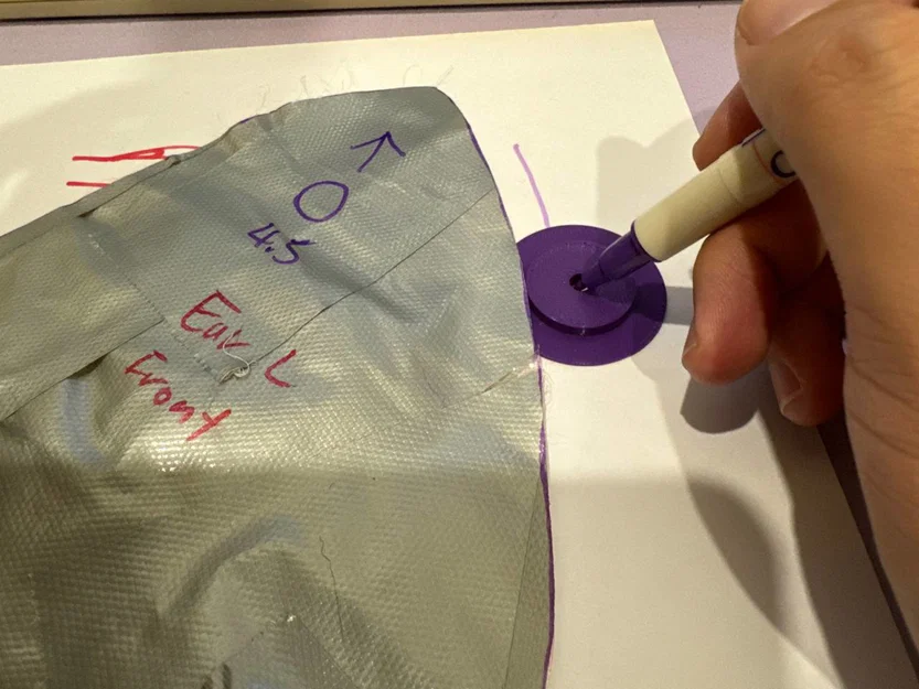 Dụng cụ hỗ trợ lấy dấu đường may Pattern Offset Guide tiện lợi - Image 1