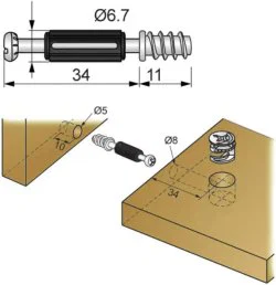 Dụng cụ dẫn hướng khoan 3D cho chốt liên kết gỗ chuyên nghiệp - Image 5