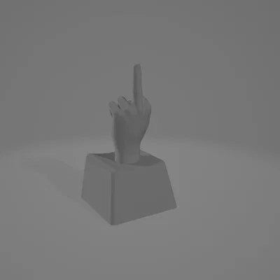 Keycap hình ngón tay giữa độc lạ cho bàn phím cơ