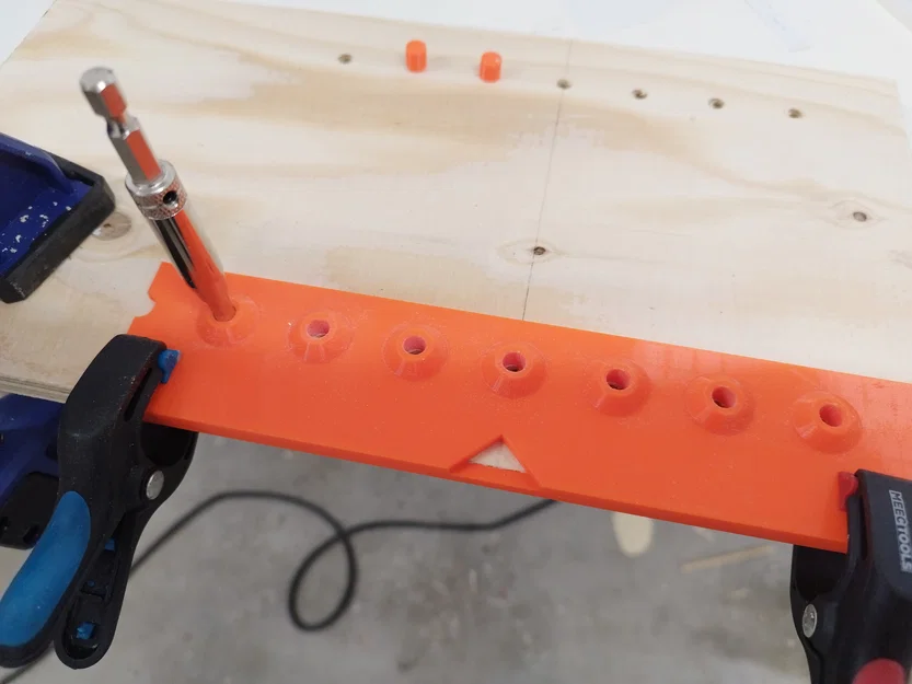 Jig Canh Chốt Kệ Parametric (Parametric Shelf Pin Jig) - Image 1