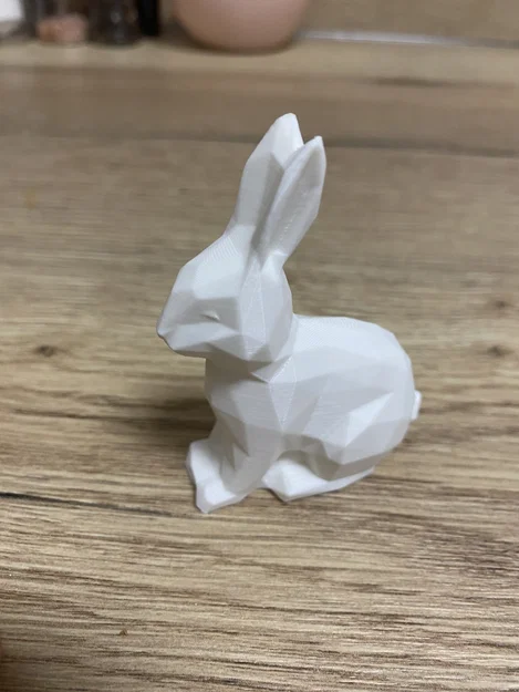 Mô hình chú thỏ Low Poly trang trí in 3D siêu dễ thương - Image 2