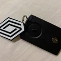 Móc khóa logo Renault 2 mặt - Phụ kiện 3D tinh tế cho xế cưng - Thumbnail 1