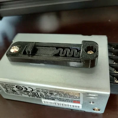 Adapter gắn DIN Rail cho Meanwell RS-25-5