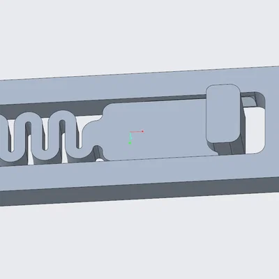 Adapter gắn DIN Rail cho Meanwell RS-25-5