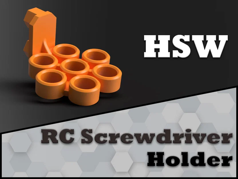 Holder tua vít RC cho HSW (Honeycomb Storage Wall) - Image 1