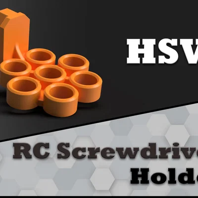 Holder tua vít RC cho HSW (Honeycomb Storage Wall)