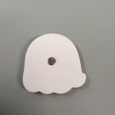 Nam châm tủ lạnh hình ma uống cà phê đáng yêu cho máy in 3D