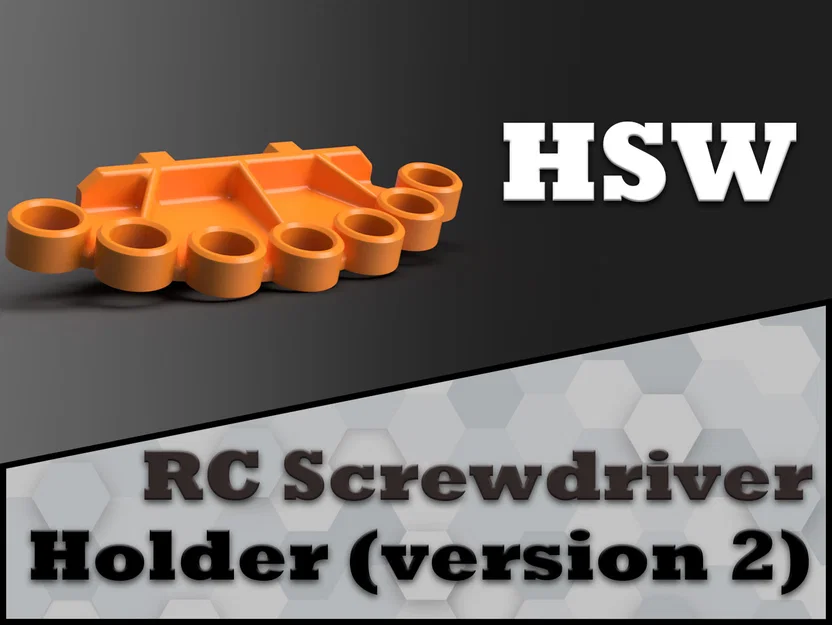 Khay treo tua vít RC cho HSW (Honeycomb Storage Wall) – bản 2 - Image 1