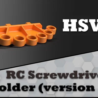 Khay treo tua vít RC cho HSW (Honeycomb Storage Wall) – bản 2