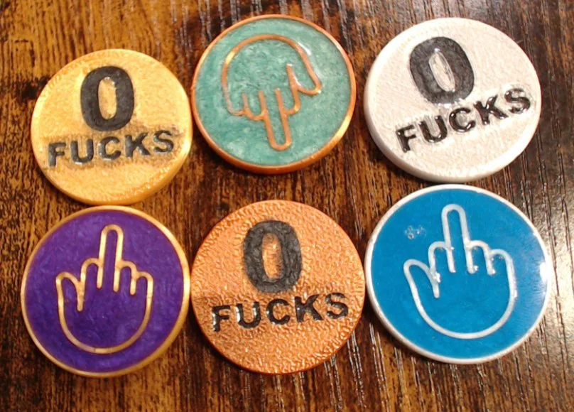 ZERO F*CKS COIN - Image 1