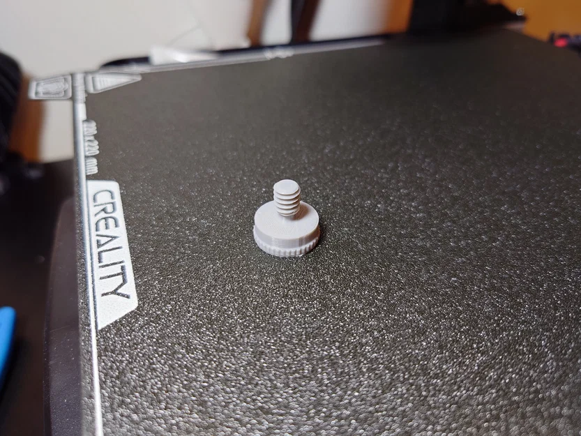 Ốc vít vặn tay 3D cho chân máy ảnh (Tripod Camera Screw) - Image 2