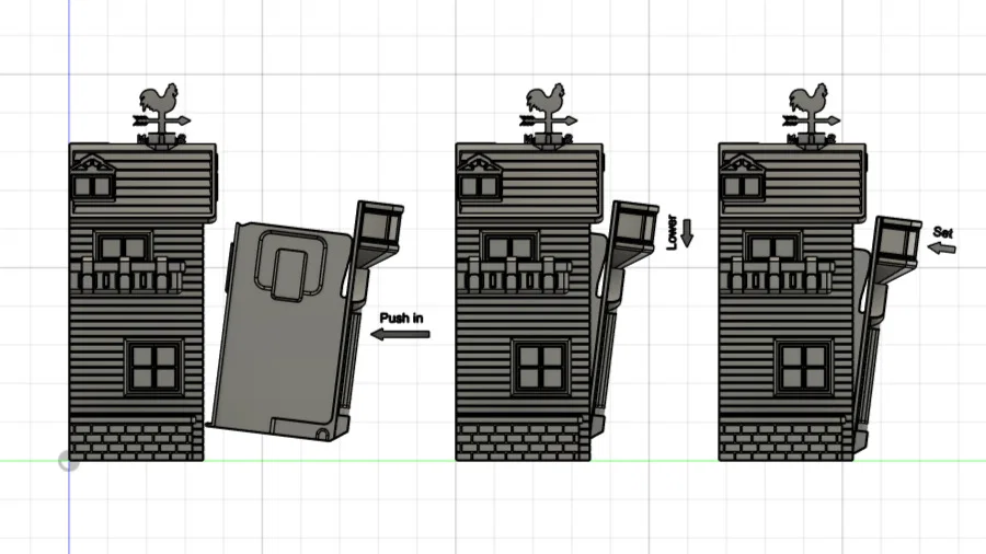 Thùng rác hình ngôi nhà - Image 3