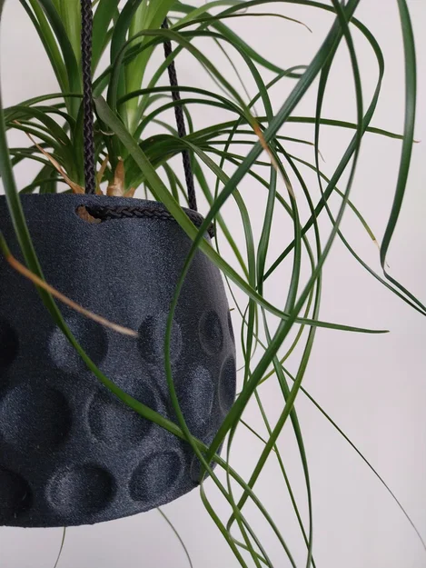 Chậu cây treo trang trí họa tiết tròn hiện đại (3D Print) - Image 1