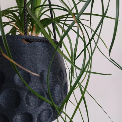 Chậu cây treo trang trí họa tiết tròn hiện đại (3D Print)