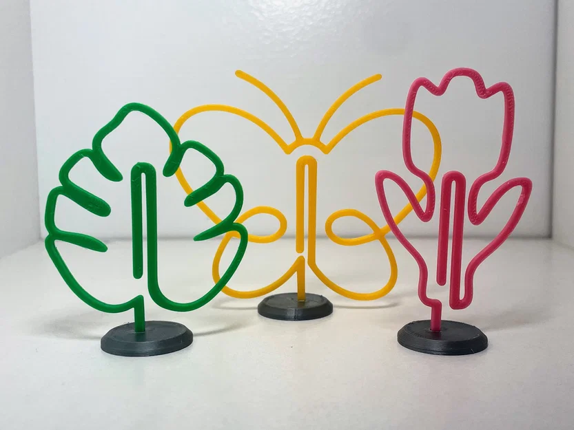 Bộ giá đỡ ghi chú 3D xinh xắn chủ đề mùa xuân - Image 1