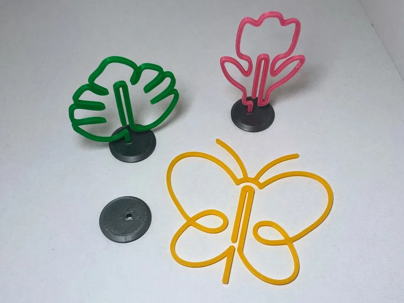 Bộ giá đỡ ghi chú 3D xinh xắn chủ đề mùa xuân - Image 2