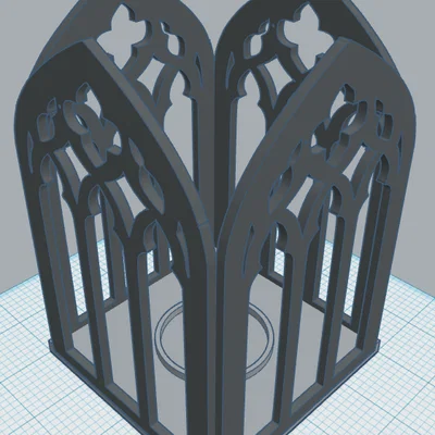 Gothic Lantern 2 – Đèn lồng Tea Light phong cách Gothic