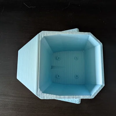 Chậu cây hình voi có vòi thoát nước (Elephant Plant Pot with Drainage Snout)