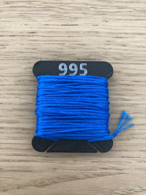 Thẻ cuộn chỉ thêu (Embroidery Floss Bobbin) có đánh số tiện dụng - Image 1
