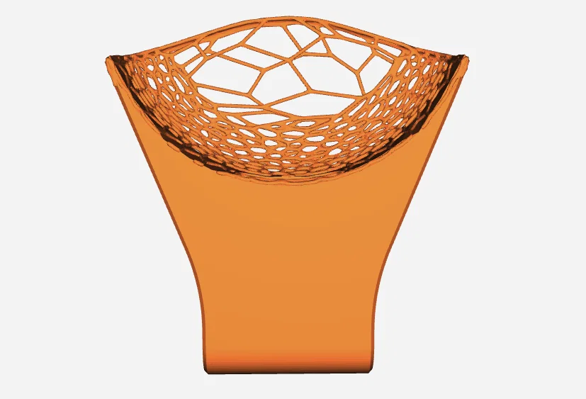 Chân đế loa Echo Dot 3 phong cách Voronoi độc đáo cho in 3D - Image 3