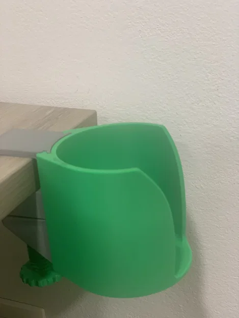 Giá đỡ cốc kẹp bàn đa năng - Phụ kiện in 3D gọn gàng cho bàn làm việc - Image 1