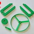 Rubber Band Copter – Trực thăng dây thun (kit card & chi tiết rời) - Thumbnail 5