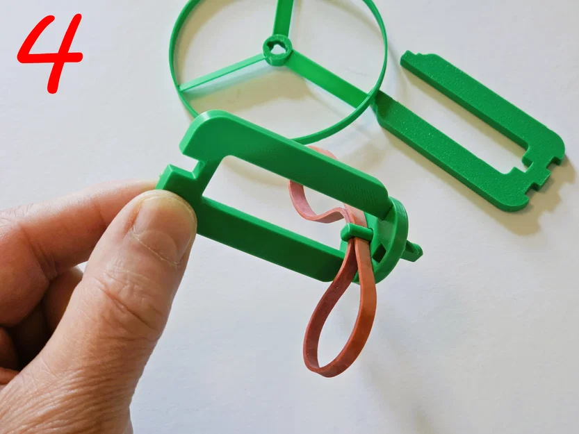 Rubber Band Copter – Trực thăng dây thun (kit card & chi tiết rời) - Image 7
