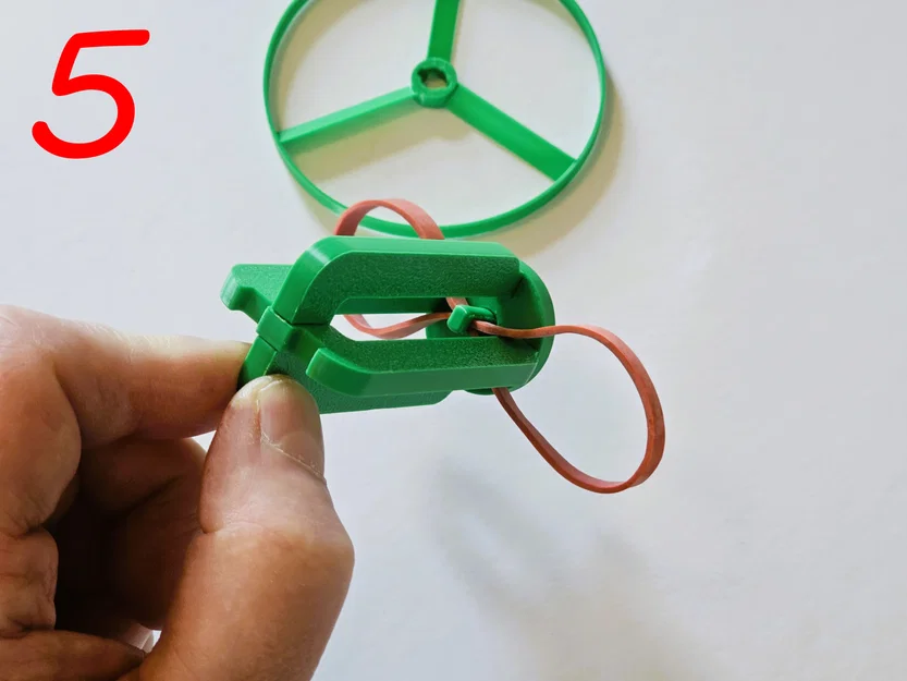 Rubber Band Copter – Trực thăng dây thun (kit card & chi tiết rời) - Image 8