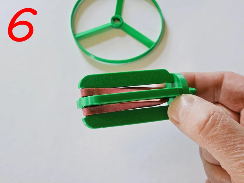 Rubber Band Copter – Trực thăng dây thun (kit card & chi tiết rời) - Image 9