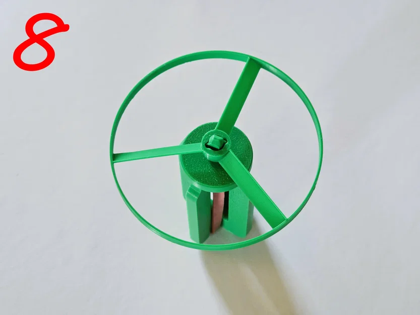 Rubber Band Copter – Trực thăng dây thun (kit card & chi tiết rời) - Image 11