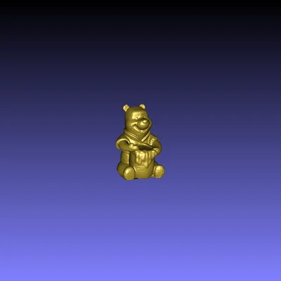 Mô hình 3D Winnie the Pooh dễ thương trang trí bàn làm việc
