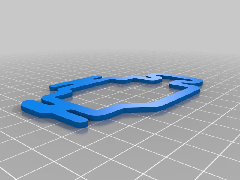 Móc khóa biểu tượng Check Engine (2 phiên bản) in 3D - Image 1