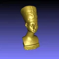 Mô hình 3D tượng bán thân Nữ hoàng Ai Cập Nefertiti ấn tượng - Thumbnail 1