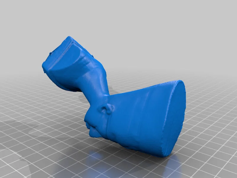 Mô hình 3D tượng bán thân Nữ hoàng Ai Cập Nefertiti ấn tượng - Image 2