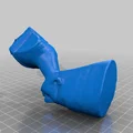 Mô hình 3D tượng bán thân Nữ hoàng Ai Cập Nefertiti ấn tượng - Thumbnail 2