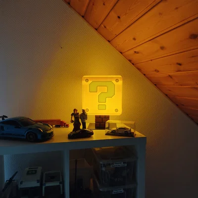 Đèn Power UP hình khối ? Super Mario (Cube/Würfel)