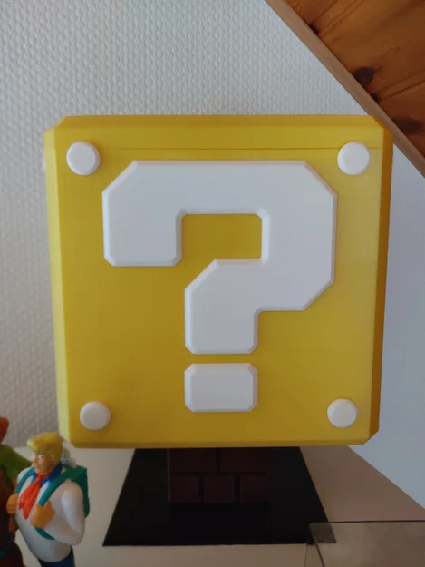 Đèn Power UP hình khối ? Super Mario (Cube/Würfel) - Image 3