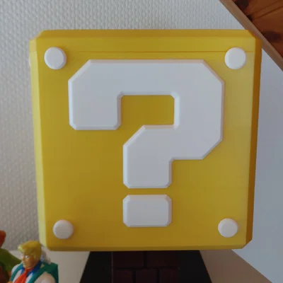 Đèn Power UP hình khối ? Super Mario (Cube/Würfel)