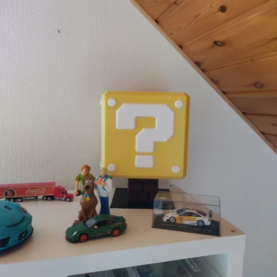 Đèn Power UP hình khối ? Super Mario (Cube/Würfel)