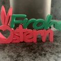Mô hình trang trí chữ Frohe Ostern in 3D độc đáo cho lễ Phục sinh - Thumbnail 1