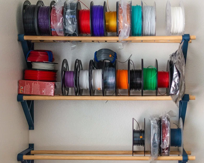 Kệ lưu trữ filament 1kg và 3kg (Filament Storage Shelf 1kg and 3kg) - Image 1